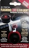 E-Tech blinkende rote LED - Dummy Alarm, Diebe - Verwendung in Auto Van Boot etc.