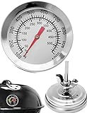 HomeTools.eu® - Temperatur-Beständiges analoges BBQ Grill-Thermometer Koch-Thermometer, ...