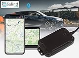 Salind GPS-Tracker Auto, Motorrad und Fahrzeuge mit SIM-Karte, kostenlose App für Android...