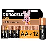 Duracell Plus AA Mignon Alkaline Batterien LR6, 12er Pack