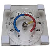 Fensterthermometer Fenster Thermometer Außenthermometer Fensterscheibe Temperaturanzeige