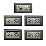Thlevel Mini LCD Digital Thermometer Hygrometer Temperatur Luftfeuchtigkeit Tester für K...