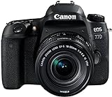 Canon EOS 77D DSLR Digitalkamera (24,2 Megapixel, 7,7 cm (3 Zoll) Display, APS-C CMOS Sens...