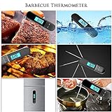 cosyhouse Fleischthermometer Sofort Ablesbares Wasserdichtes BBQ-Thermometer Mit Automatis...